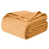 Elegant Comfort Premium 100% Cotton Waffle Blanket - Lightweight Breathable