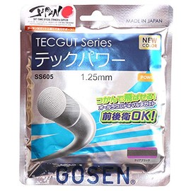 Gosen TECGUT Soft Tennis String Tech Power Clear Black SS605