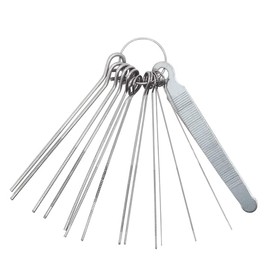 Alnicov Stainless Steel 13 Needle Guitar Nut Bridge Lima Saddle Guitar Set Sharpening Stones for Electric Acoustic Guitar Ukulele Electric Bass