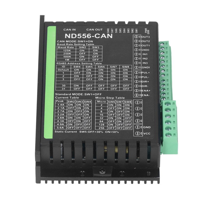 CAN Bus ND556 Motor Driver Digital Stepper Motor Controller Support