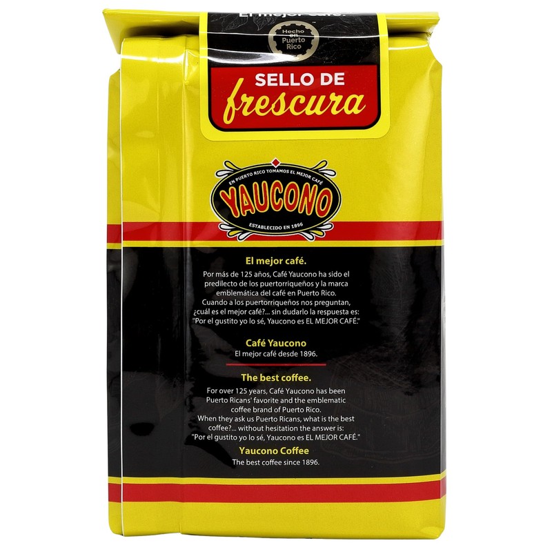 Yaucono Ground Coffee Bagged, 8 Ounce (Pack of 1)