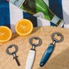 Ohiyoo Metal Bottle Opener Kits 8 Pack Blank Stainless Steel