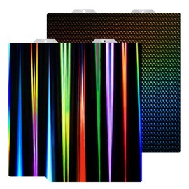 Placa de construcción de 184x184mm H1H para Bambu Lab A1 Mini, Cama de impresión de doble cara Light Beam+Phantom Placa de chapa de acero con resorte 