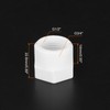 sourcing map 3Pcs PVC Pipe Fitting G3/4" Male to G1/2"