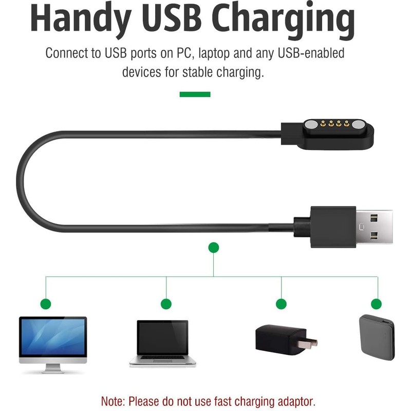 E ECSEM Charger Cable for AngelSense Personal GPS Tracker, Replacement