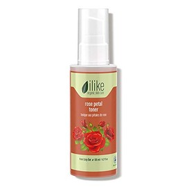 ilike organic skin care rose petal toner 4.2 fl oz.