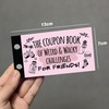 RED OCEAN Coupon Book Friendship Edition | Funny Challenges Book