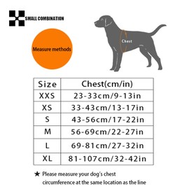 SMALL COMBINATION Adjustable Dog Harness with Leash, Reflective Mesh, No-Pull Design，Matching Lead Rope (Cream-Coloured, L)