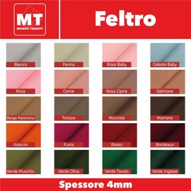 Felt Sheets Thickness 3 mm Real Felt, Size 50 x 36 cm - 39 Colours Available - Very High Quality - Ideal for Hobbyists (Dusky Pink Melange)