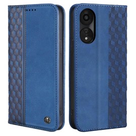 CXTCASE Case for Oppo A78 5G 6.56", Shockproof PU Leather Flip Folio Cover with Card Slots, Magnetic Wallet Case for Oppo A78 5G, Blue