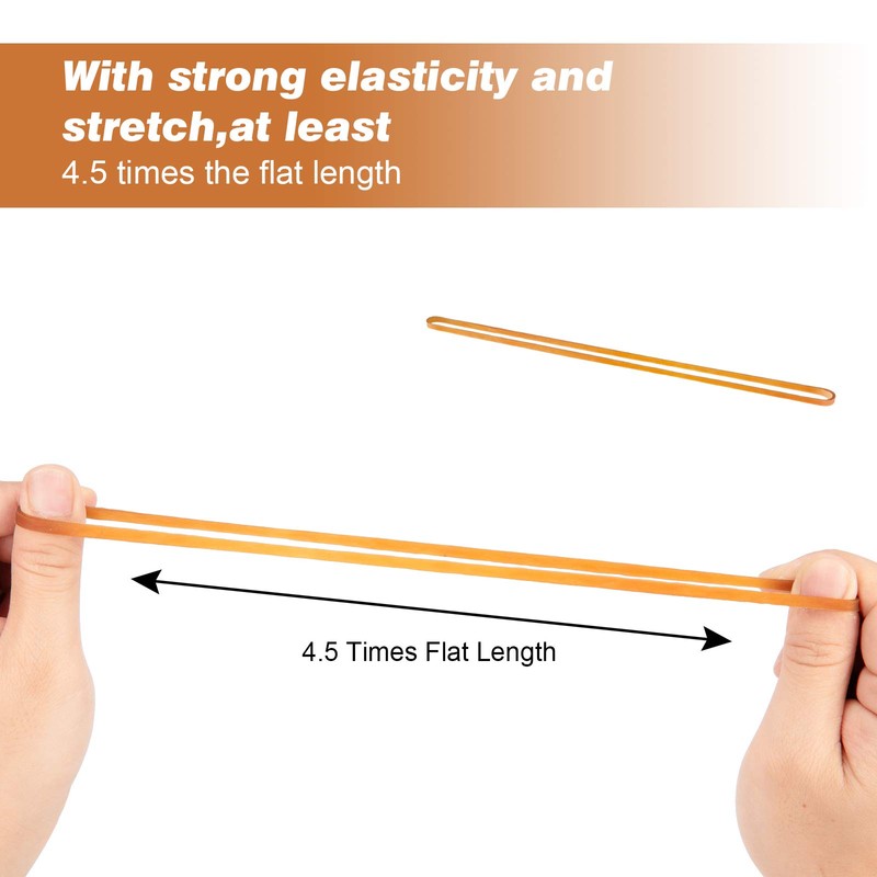 Large Rubber Bands 150pcs,Strong Elastic Rubber Bands for Office Supply,Trash