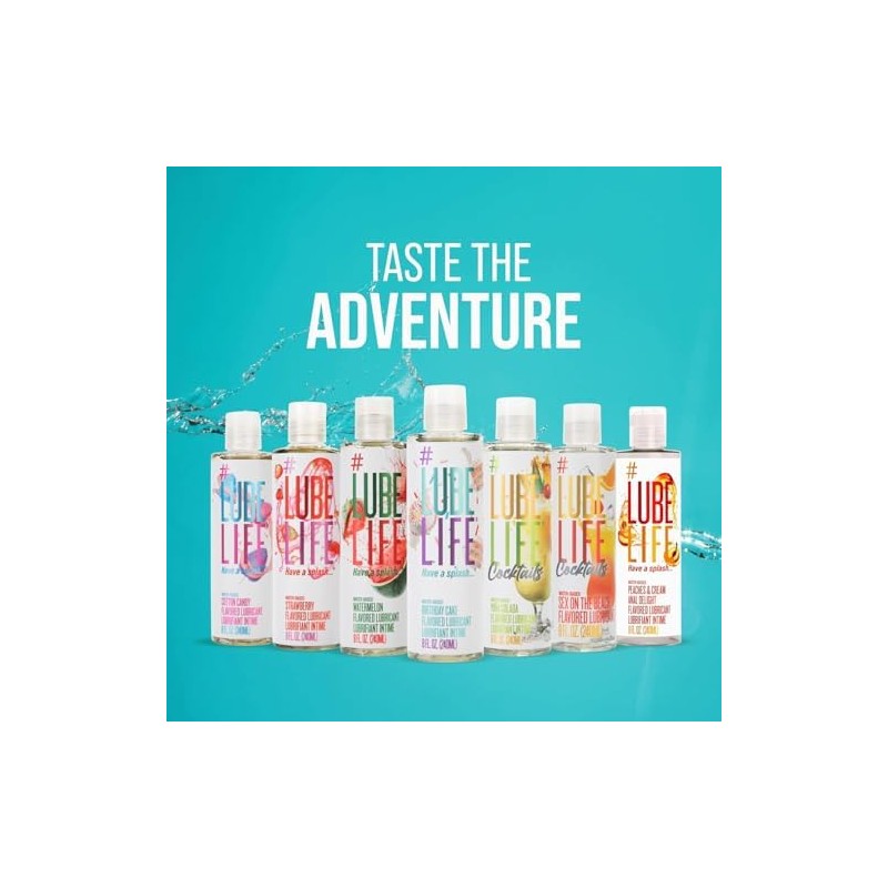 Lube Life Body Lubricant 236 Ml Lubelife Lubricante Personal Sabor