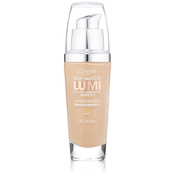 L'Oreal Paris True Match Lumi Healthy Luminous Makeup, W5 Sand Beige, 1 fl; oz.