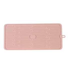 Good Grips - Alfombrilla de secado de silicona grande, para cocina o encimera de cocina para ollas, sartenes, cristalería, cubiertos, 17,3 pulgadas, 7,9 pulgadas, 0,2 pulgadas, Rosado, 1
