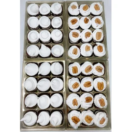 48 Piece Divinity Gift Box (Half & Half Pecans) Old Fashioned Divinity, Just Like Home Made
