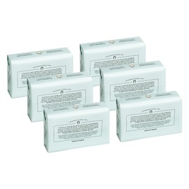 Fer à Cheval Marseille Soap Gentle Perfumed Soap Bar Set of 6, Aqua Tangerine Scent, 125 g/4.41 oz, Hypoallergenic, Made in France