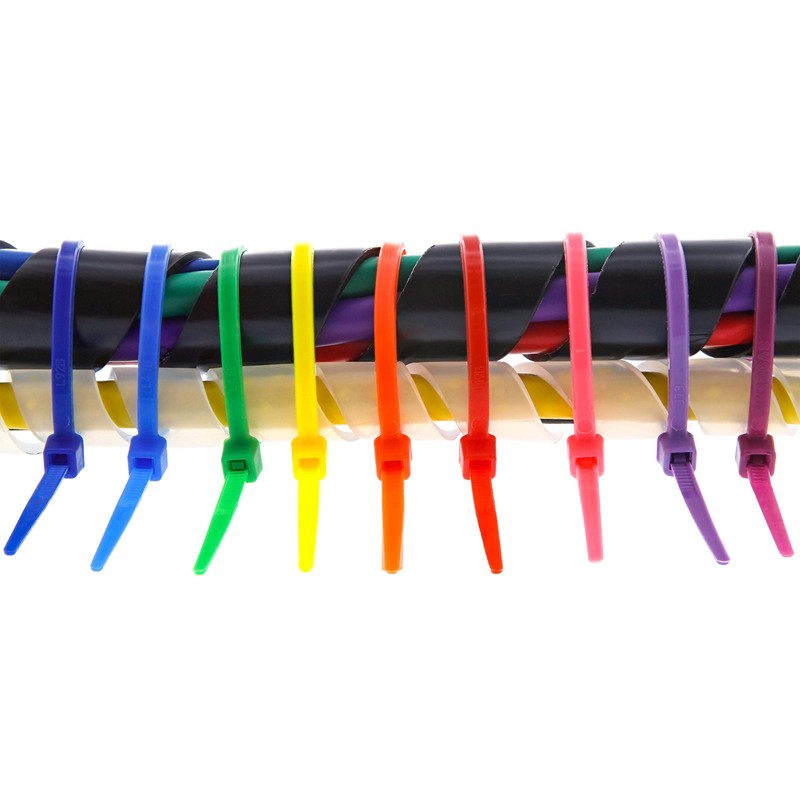 Secure 4 Inch Blue 18 lb Miniature Nylon Cable Tie