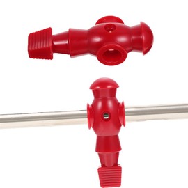 zalati Foosball Man 5/8 inch Universal Rods Table Soccer Football Player for Replacement Exchange Part - Red