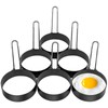 6 Pack Egg Ring, Stainless Steel Round Egg Cooking Rings