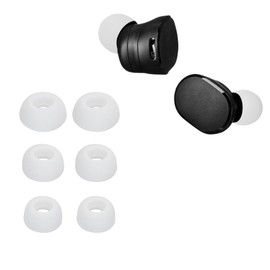 kwmobile 6X Polster kompatibel mit JBL Tune 130 NC TWS - 3 Größen - Silikon Ohrstöpsel In-Ear Kopfhörer