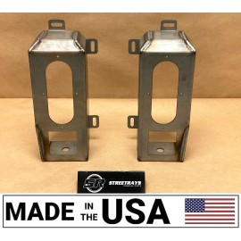 STREETRAYS [SR] Steel Tail Light Housing Boxes Off-Road 4x4 LED FOR 97-01 Jeep Cherokee XJ