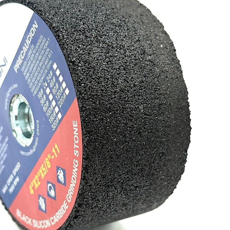 SIGNI 4 inch SiC Silicon Carbide Grinding Stone with 5/8