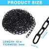 10 m Steel Chain Made of Carbon Steel, 3 mm