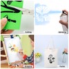 EDUEE Mushroom Stencils for Painting 6inch Reusable Stencils Craft 20pcs