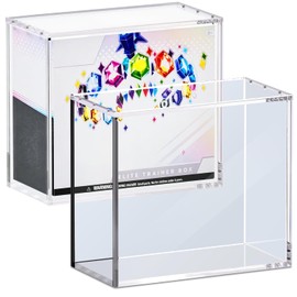 ETB Protector Case, 5mm ETB Acrylic Display Case, Clear Ultra Acrylic Boxes for Display Compatible with Elite Trainer Box, Dustproof and Waterproof Display Box