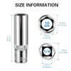9-Piece 10mm Deep Sockets, 1/4-Inch Drive, 6-Point, Corrosion Resistance, Compatible