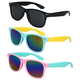Mdvora 3/6/12/24pcsKids Sunglasses Set, Toddler Sunglasses, for Outdoor(Set B, 3pcs)