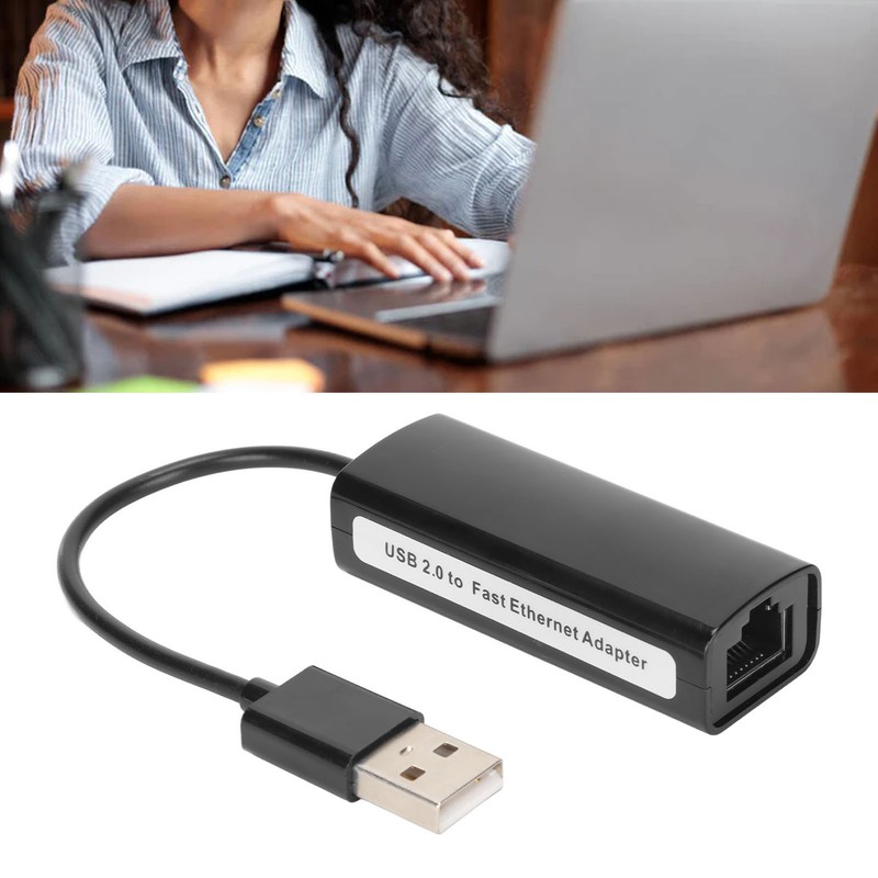 Ethernet Adapter USB to 10 100 Mbps Plug and Play