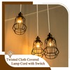 Relaxweex Twisted Cloth Covered Lamp Cord with Switch and Plug,