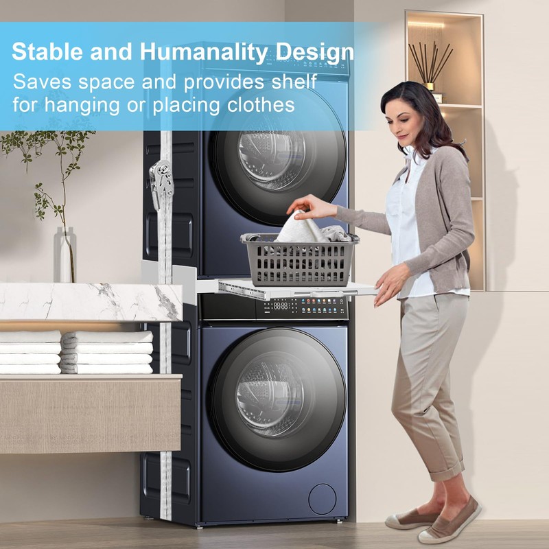Kiss Core Washer Dryer Stacking Kit, Universal Washer Dryer Stacking
