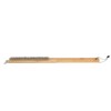 Long Pizza Oven Brush with Scraper Mounted Metal Bristles Pizza
