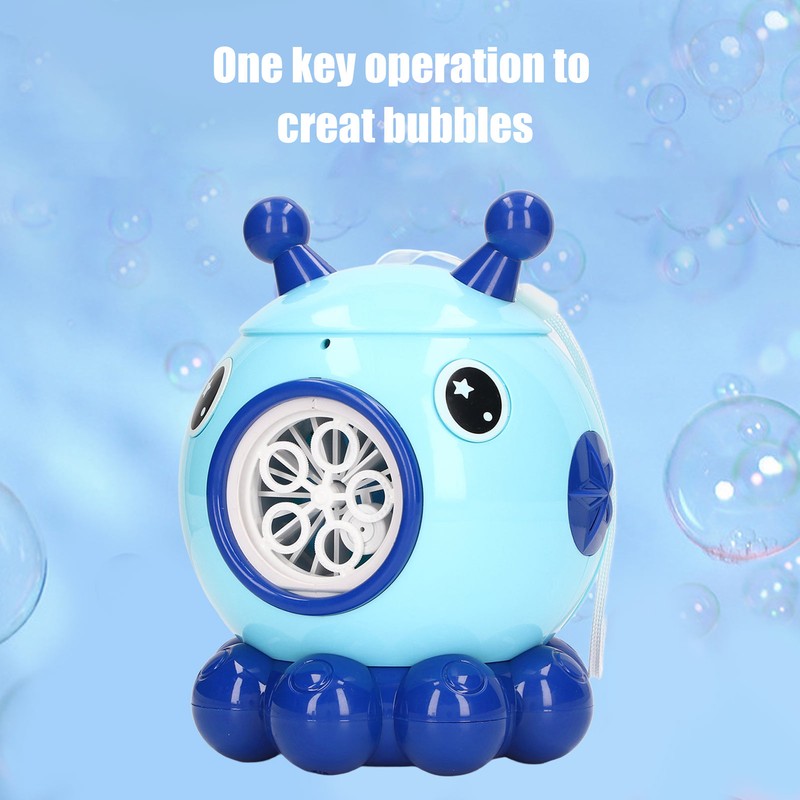 Bubble Machine Cartoon Automatic Bubble Light Music Five Hole Bubble