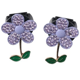 4Pcs Bling Butterfly Daisy Air Vent Clips, Car Air Fresheners Vents Clips, Cute Daisy Car Accessories, Car Diffuser Vent Clips, Bling Car Interior Decor for Women Girls