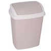 Curver Dominik Dustbin Polypropylene 46 x 33 x 28 cm (Lux Beige/Beige)