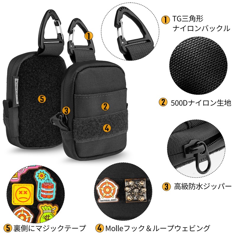 Tactical Geek Storage A6 Mini Multi-Function EDC Wallet - Key