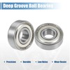 sourcing map 2 Pcs 6201ZZ Deep Groove Ball Bearing 12x32x10mm