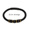 ROAL | Pulsera de piel con acero inóxidable diseño de