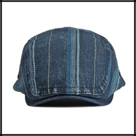 White Fang CA865 Men's Hunting Hat, Denim, Striped, Stylish, Stylish, Cool, navy