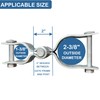 2 Pack 1-3/8" x 2-3/8" Chain Link Fence Gate Hinge