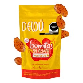 Manguitos Enchilados Deloü Gomitas Sin Azucar Keto 200gr                                                                                              