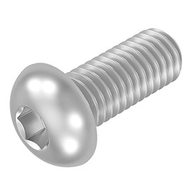 SECCARO Vite a testa piatta M4 x 10 mm, in acciaio inox V2A VA A2, ISO 7380, esagono incassato, 20 pezzi