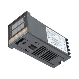 Haofy Kit de Controlador de Temperatura PID, Rex C100 Controlador de Temperatura PID Digital con relé de Estado Sólido 100‑240 V(Rex C100FK02 V DN SSR DK) (REX-C100FK02-V*DN SSR DK 100-240V)