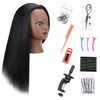 SOPHIRE 100% Real Hair Mannequin Head Training Head with stand,