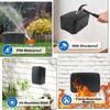 NineLeaf Black IP66 Waterproof Outdoor Junction Box, 4.9"x3.3"x2.3" PVC/ABS Weatherproof
