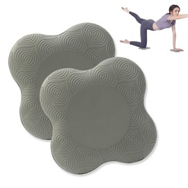 Happykau Knee Mat, Thick, Set of 2, Plank, Elbow Yoga Mat, Knee Pad, Small Size, Yoga Plank, Cushion Mat, Knee Protection Mat, Anti-Slip, Injury Prevention, Muscle Training, Mat, Elbow Pad for Elbow