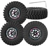 RCYouHott RC 1.3 Beadlock Wheel Tires Set (4PCS) for 1/24